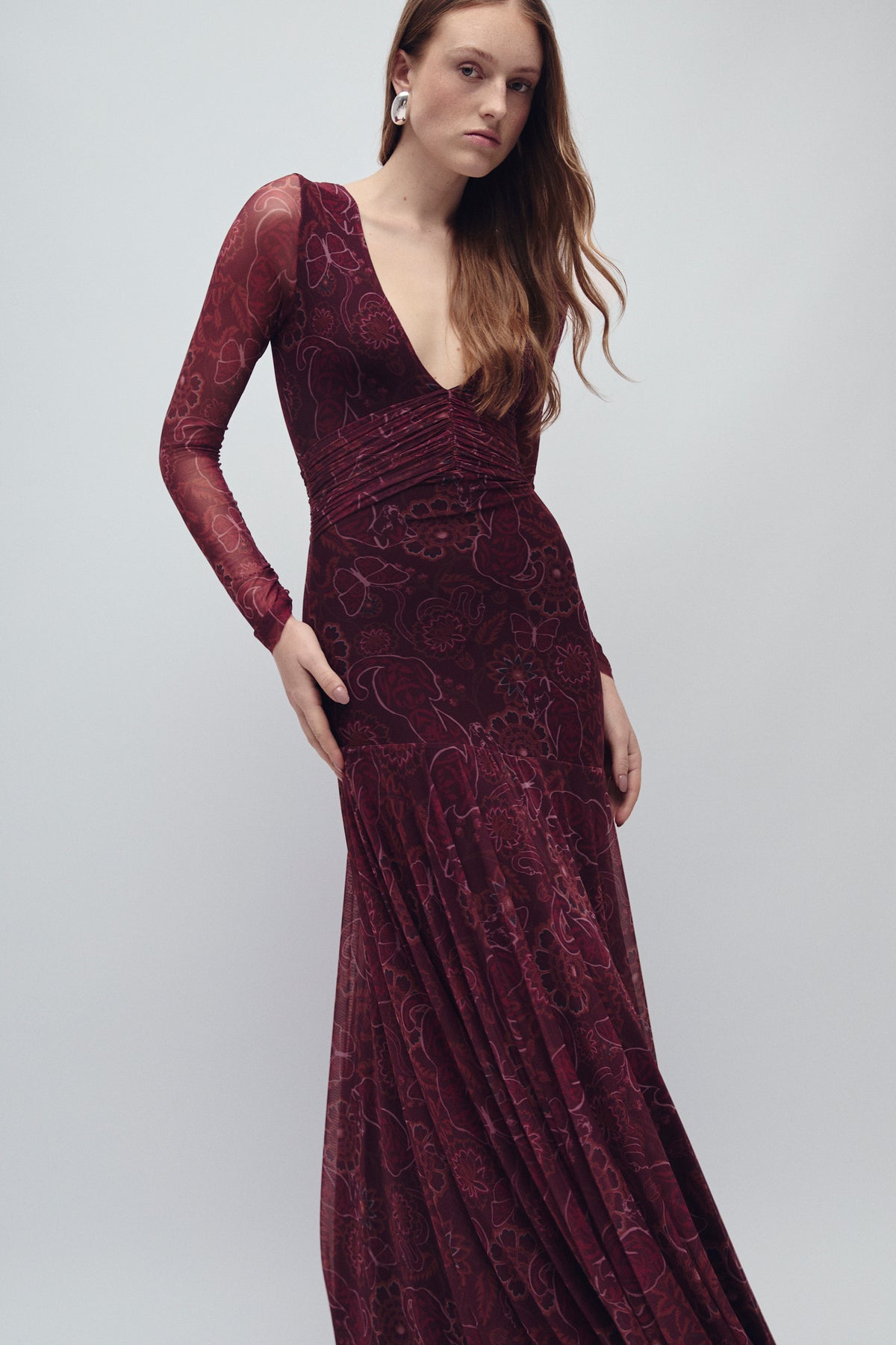 ROBBINSON DRESS ORACLES MERLOT