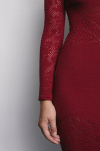 OSLO DRESS MERLOT