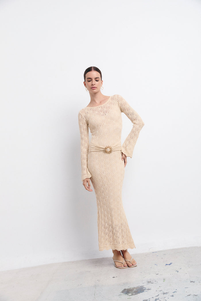 (PRE ORDER) SOLARI DRESS GOLD