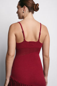 SIDNEY DRESS MERLOT
