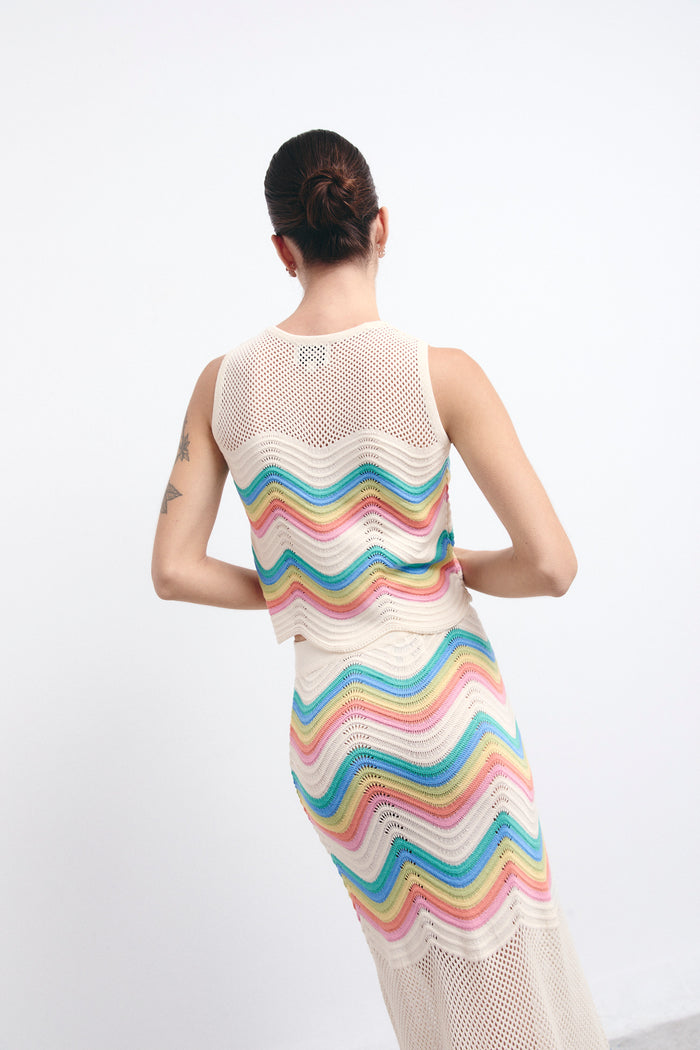 LOREN TOP RAINBOW