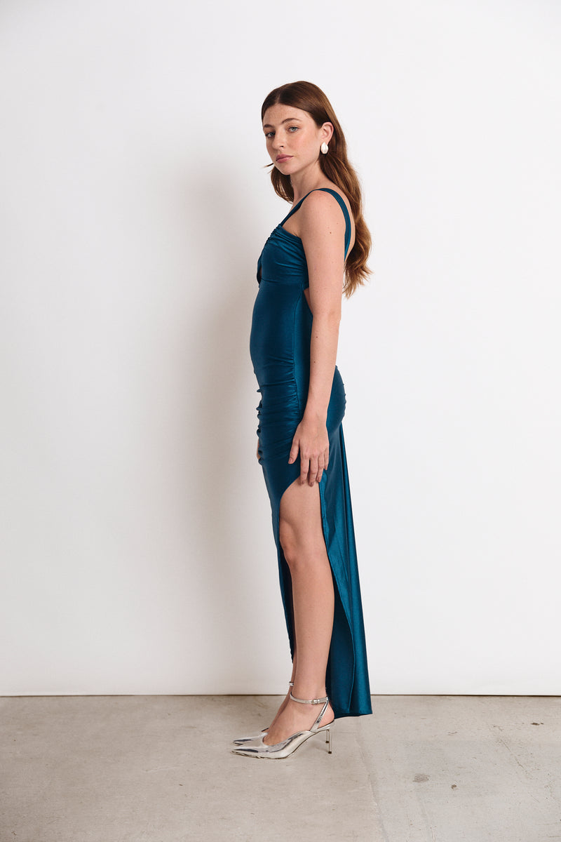 CINDY DRESS TEAL