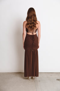 HUDSON DRESS ESPRESSO (PRE ORDER)
