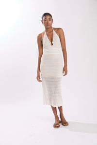 BEVERLY DRESS IVORY