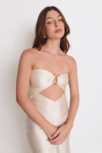 MAGGIE DRESS IVORY