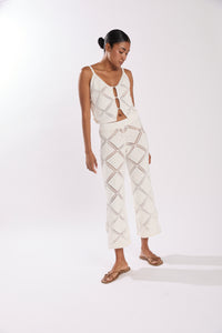 DYLAN VEST IVORY