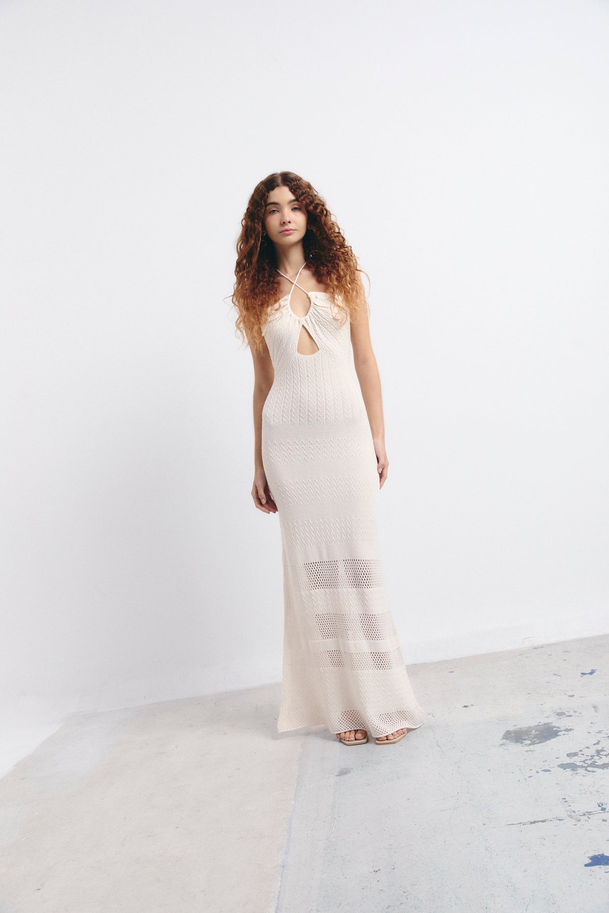 VENETTO DRESS IVORY