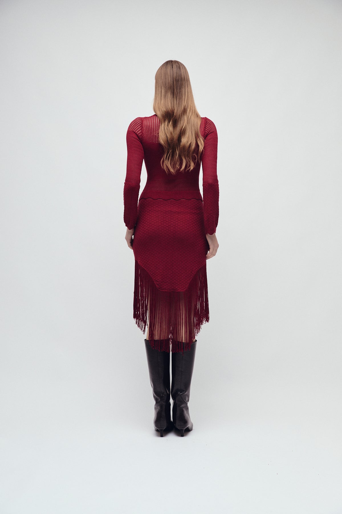 MERCER DRESS MERLOT