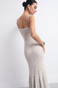 PALMI DRESS SILVER