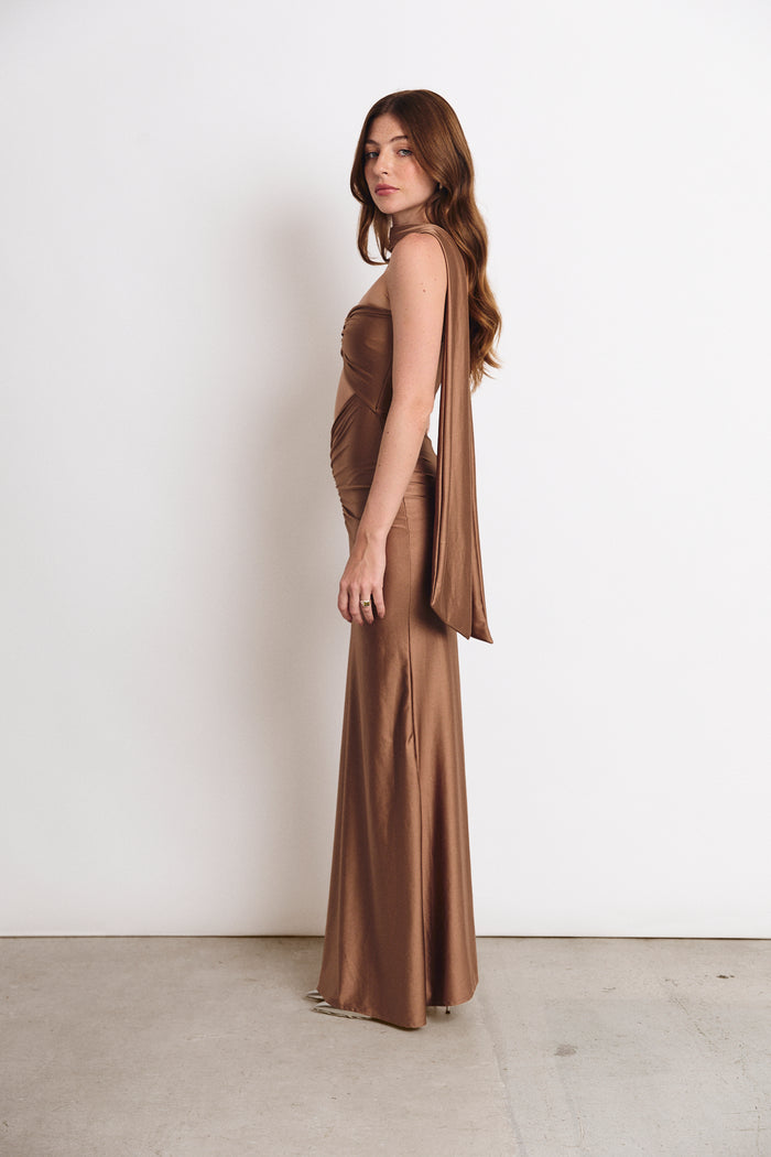 MAGGIE DRESS MOCCA