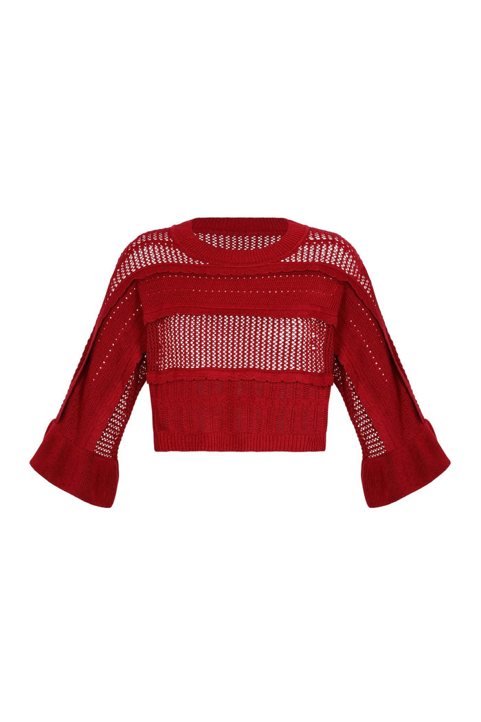 NORA SWEATER MERLOT