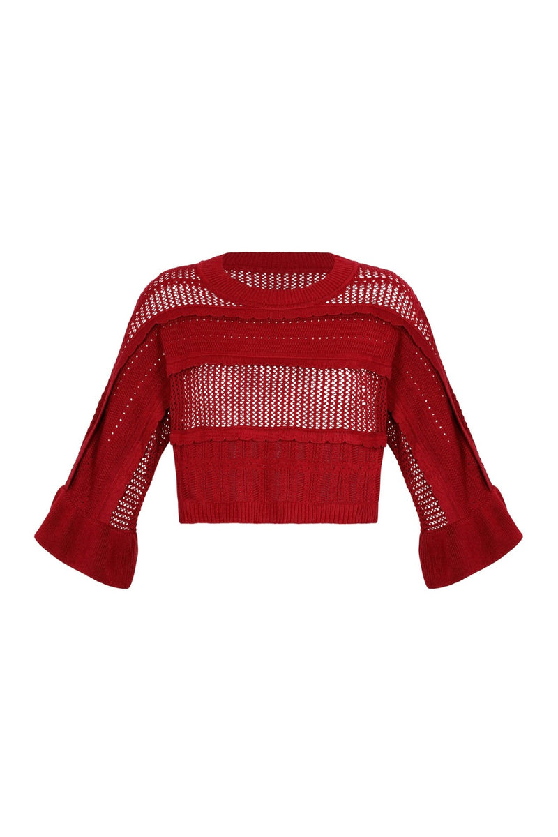 NORA SWEATER MERLOT