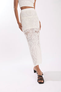GRETA SKIRT IVORY