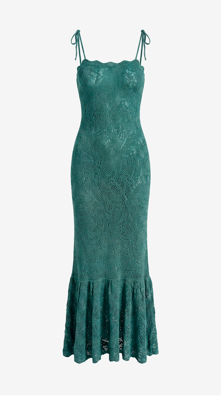 PALMI DRESS DEEP JUNGLE
