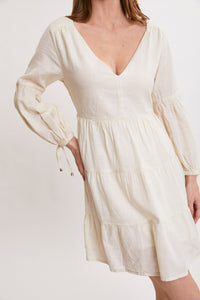 EVA DRESS ECRU