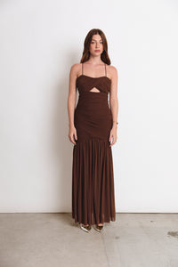 HUDSON DRESS ESPRESSO (PRE ORDER)