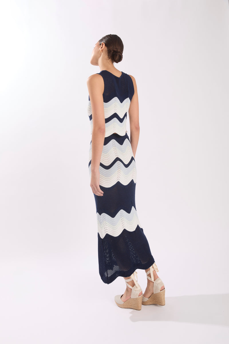LOREN SKIRT MONACO BLUE