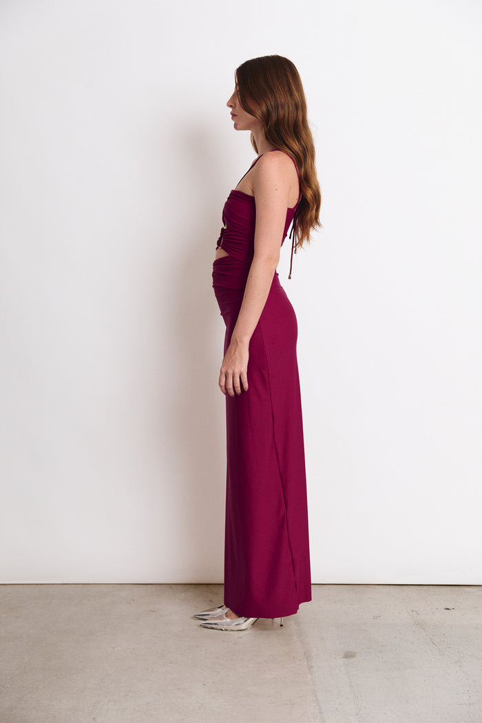DEMI DRESS CHERRY