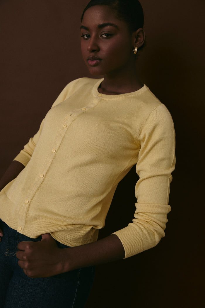 CREW NECK SWEATER SUNLIGHT