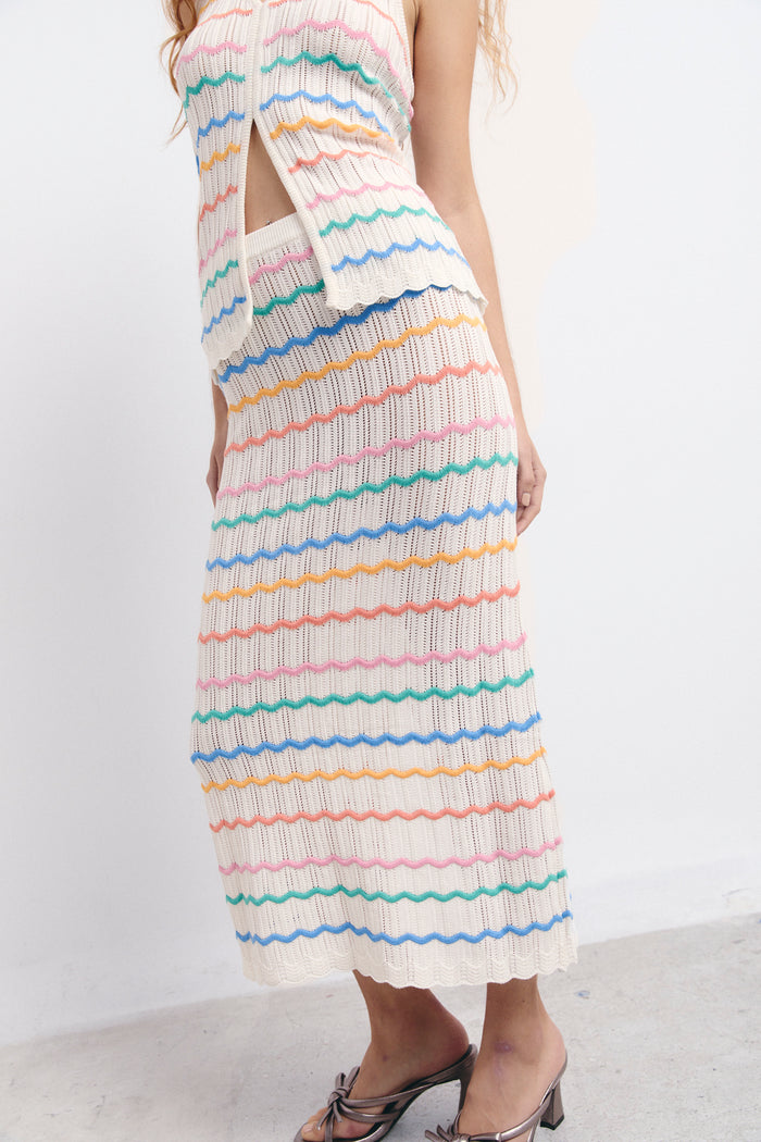 IRIS SKIRT RAINBOW