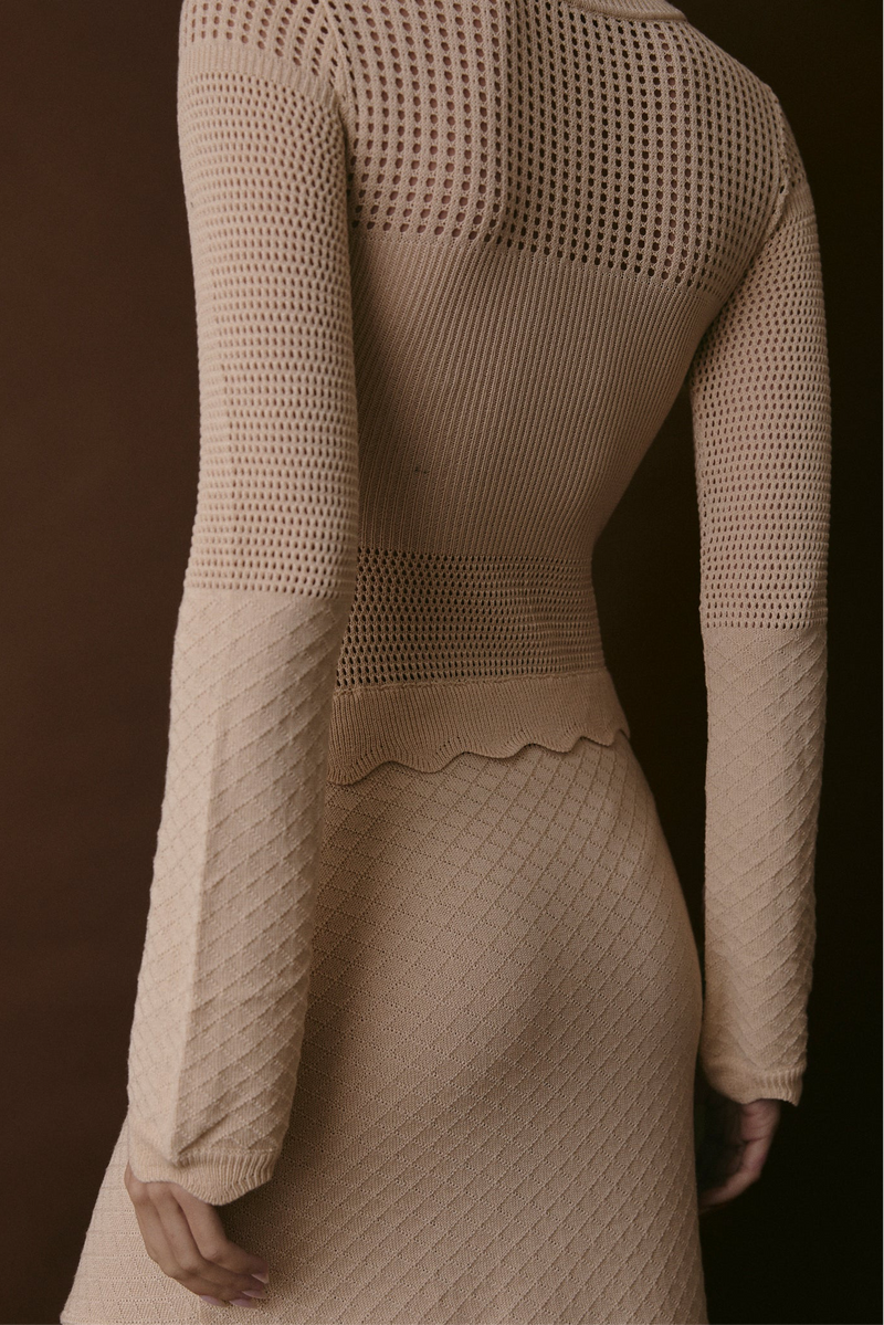 MERCER DRESS MACADAMIA