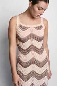 DREW DRESS MACADAMIA (PRE ORDER)