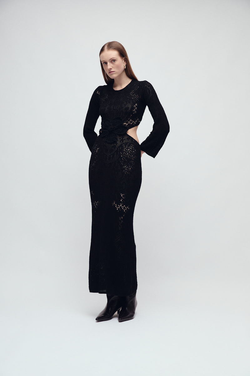 BLEECKER DRESS BLACK