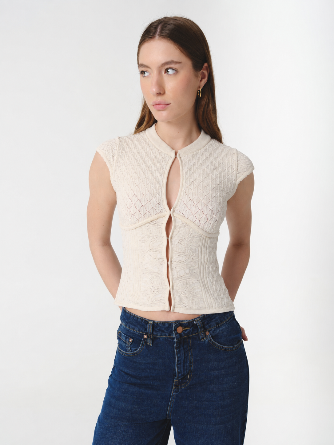 NIA TOP IVORY