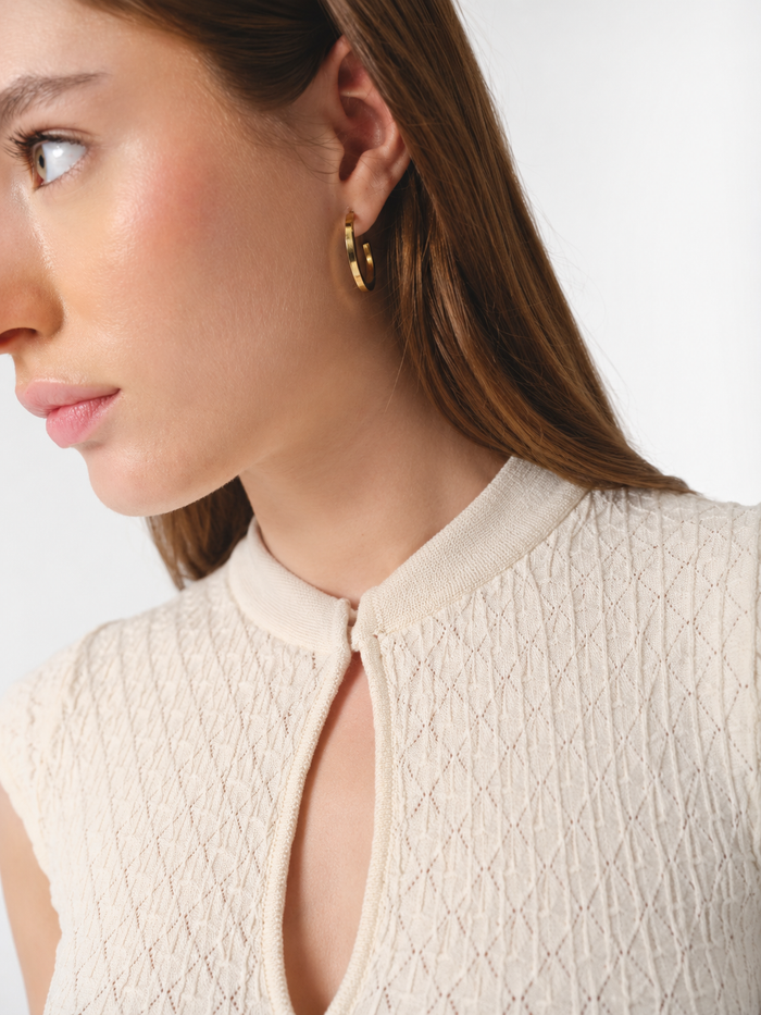 NIA TOP IVORY