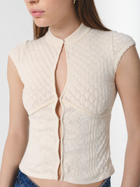 NIA TOP IVORY