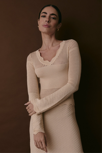 MERCER DRESS MACADAMIA