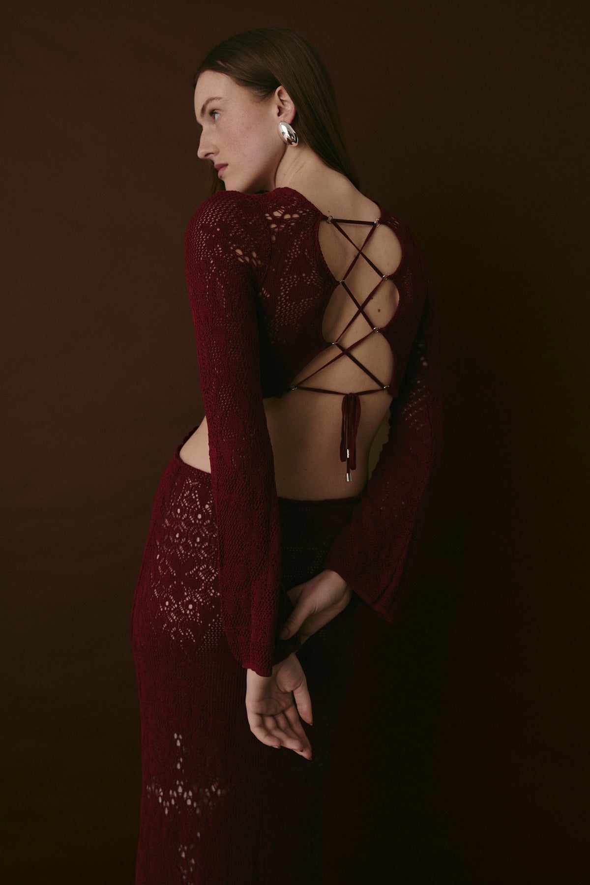BLEECKER DRESS MERLOT