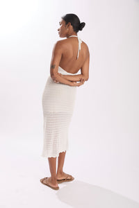 BEVERLY DRESS IVORY