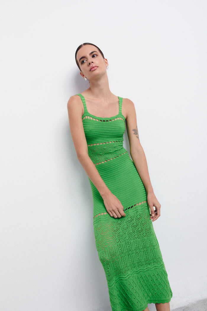 AZZURI DRESS CLASSIC GREEN