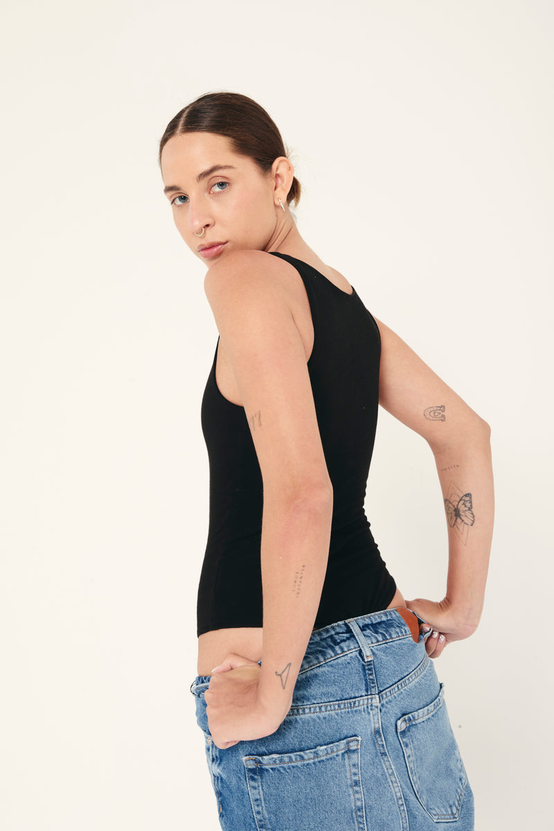 2 PACK BODYSUITS BLACK/HONEY