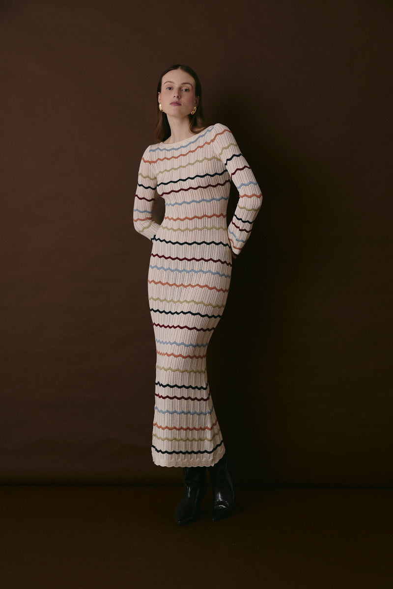 BARCLAY DRESS RAINBOW