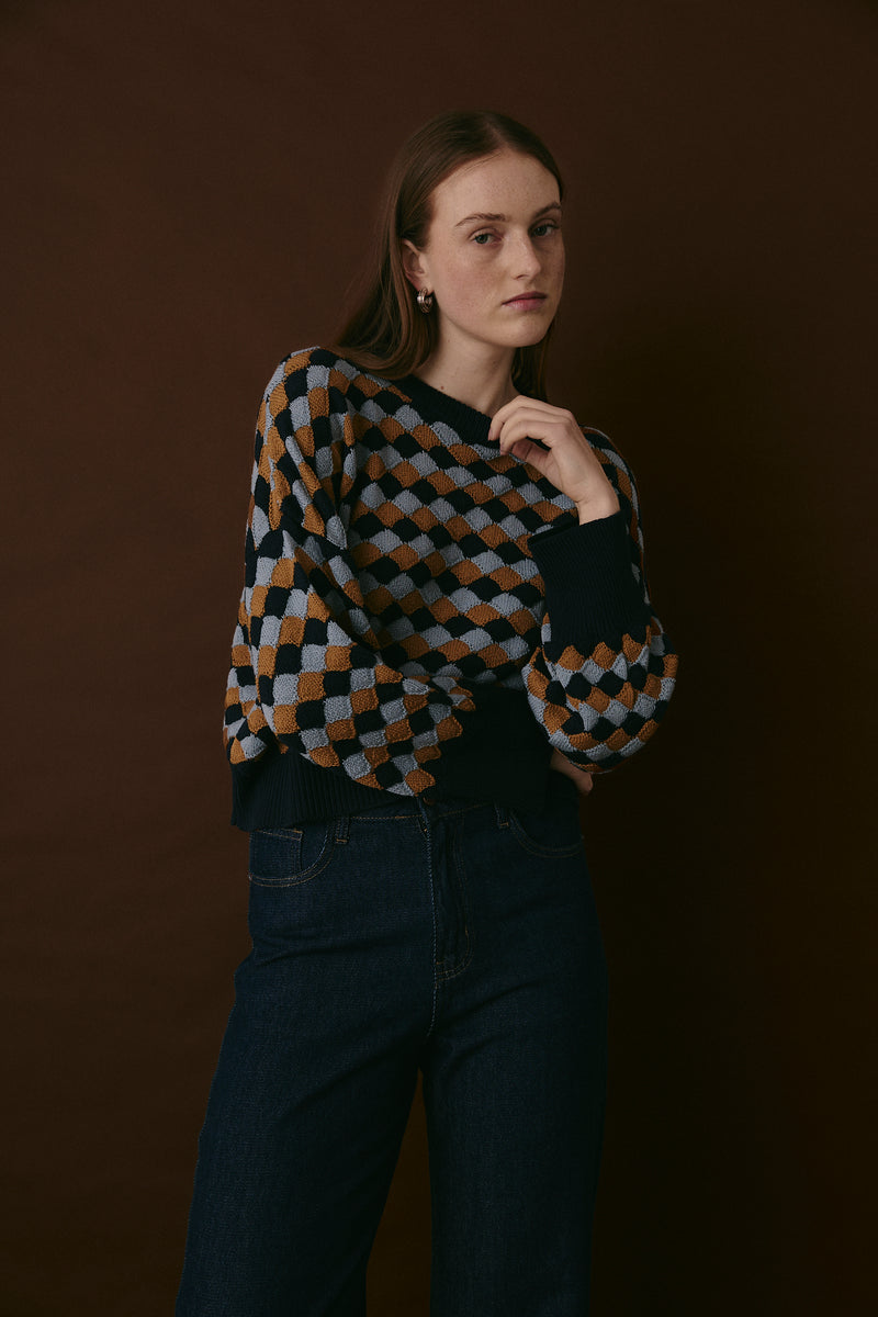 REGENT SWEATER BLUE