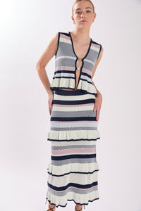 HAZARD SKIRT LIGHTEST SKY