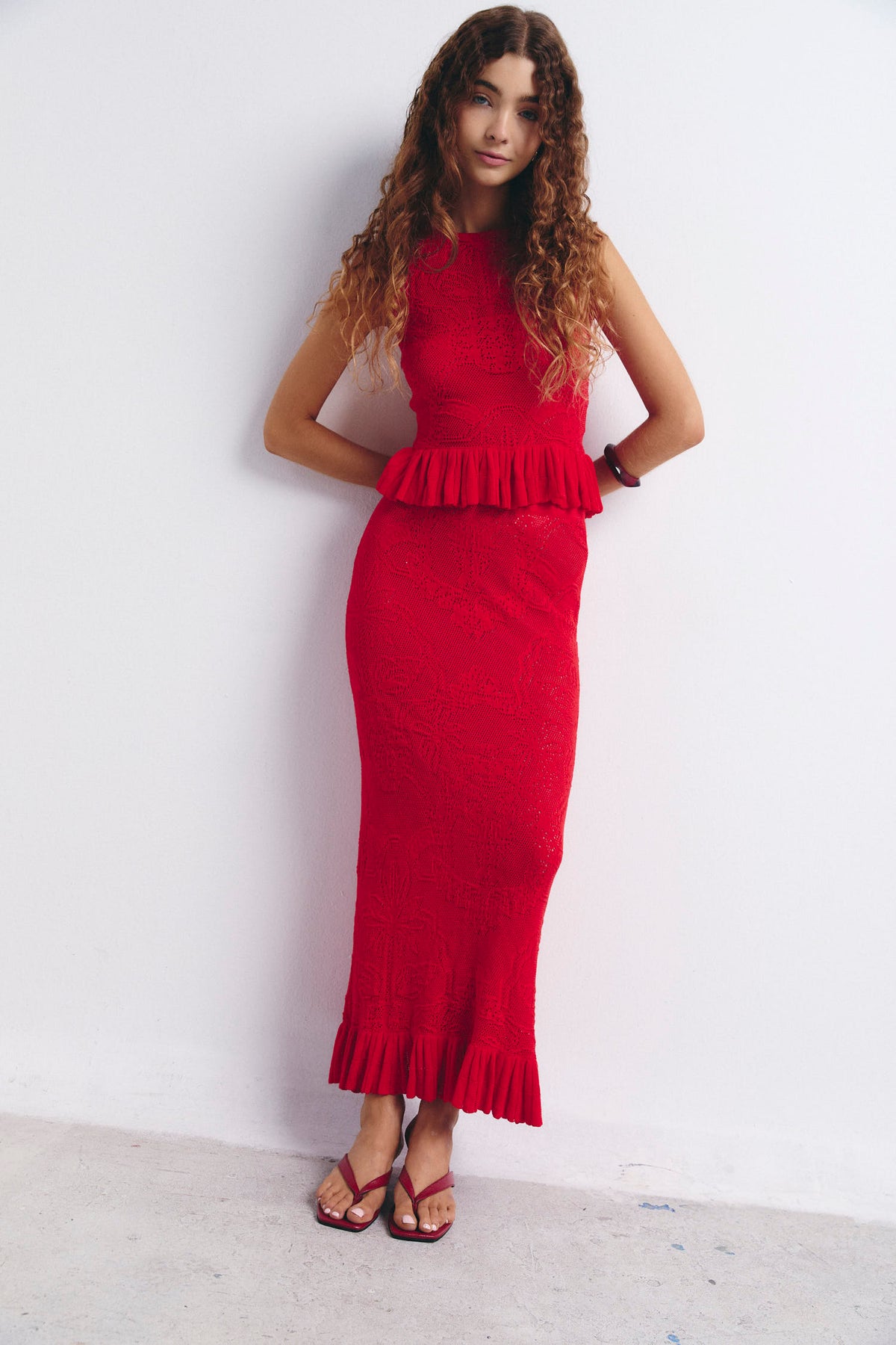 ASTURIAS SKIRT CHERRY TOMATO