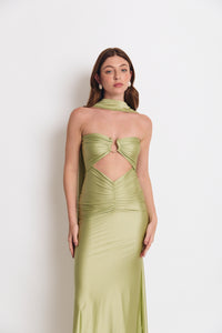 MAGGIE DRESS MATCHA