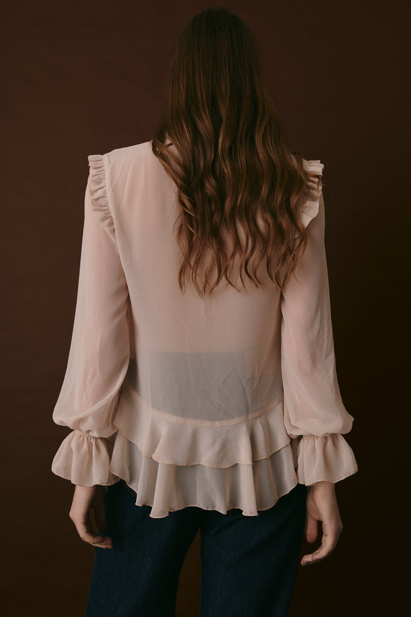 CHELSEA BLOUSE ECRU