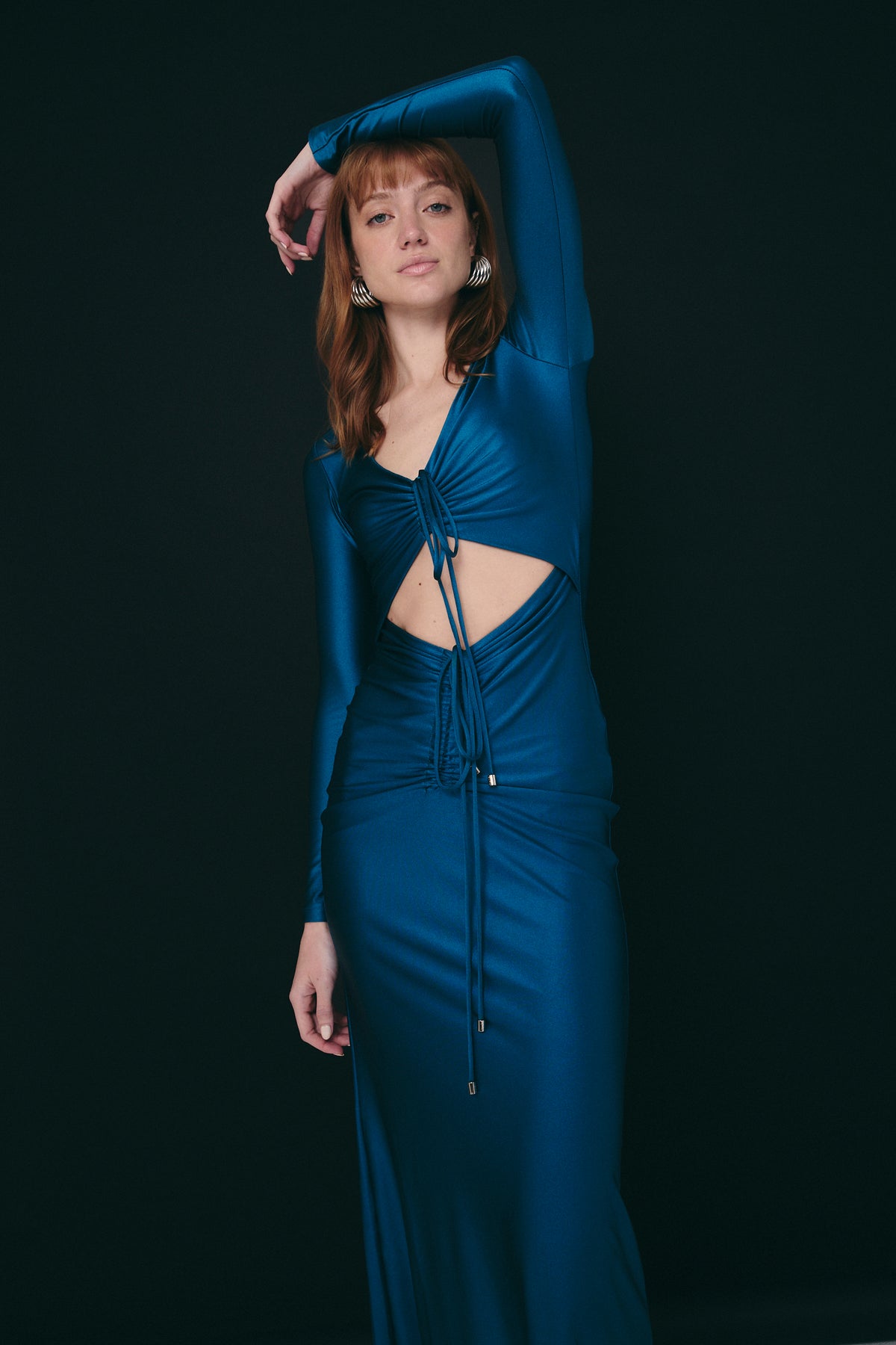 ABU DHABI DRESS TEAL