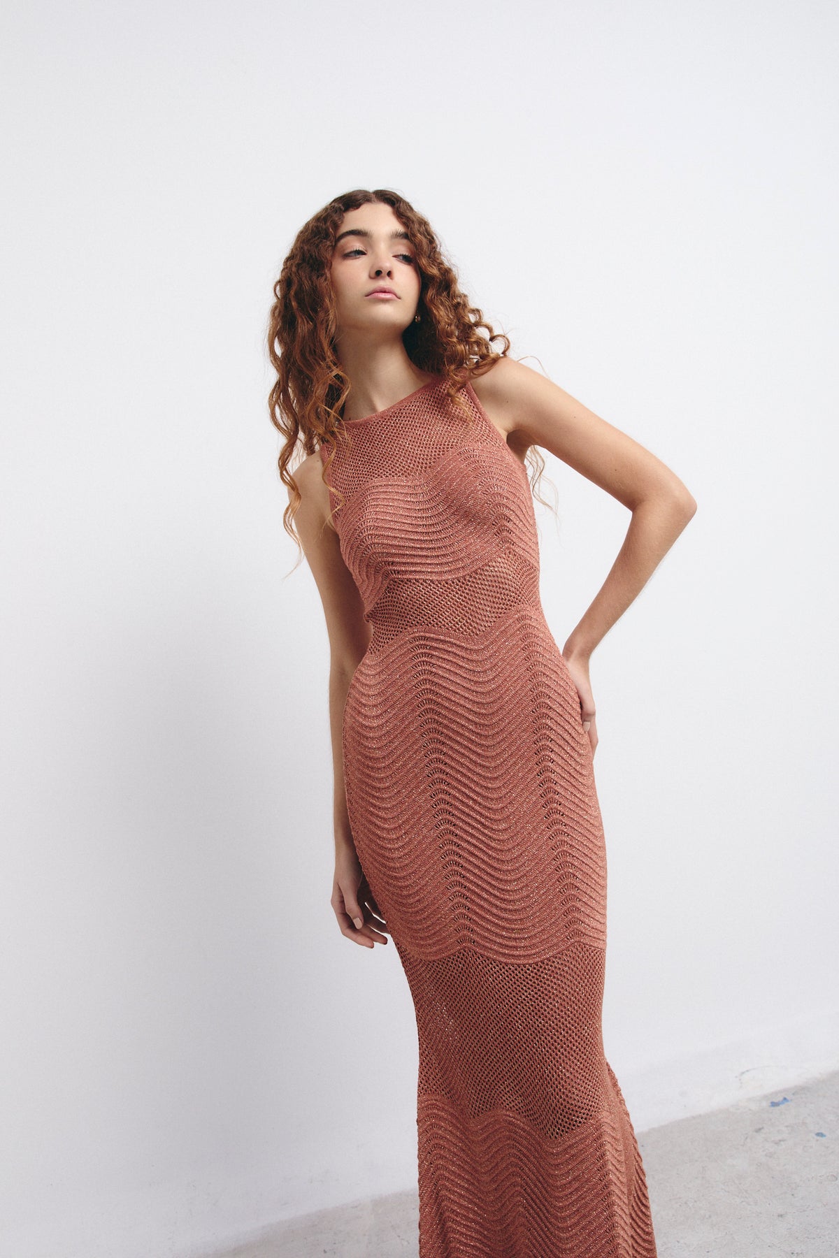 SICILIA DRESS COPPER