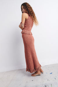 ASTURIAS SKIRT COPPER