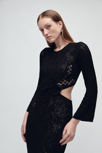 BLEECKER DRESS BLACK