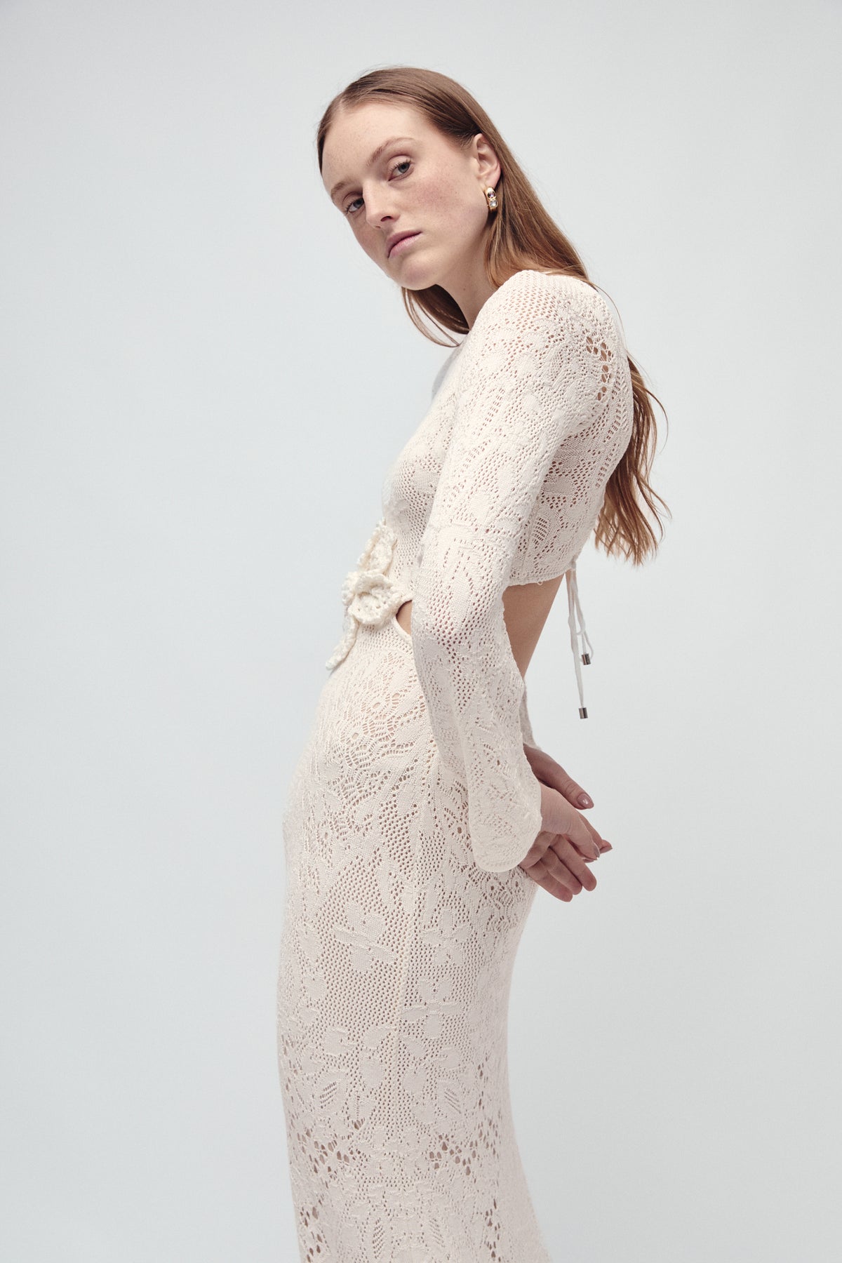 BLEECKER DRESS IVORY