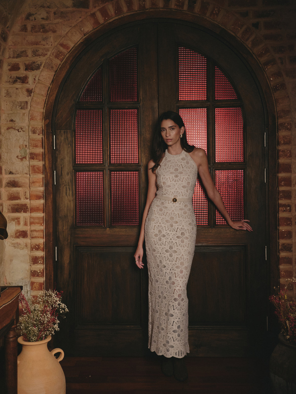 HAZEL DRESS ECRU
