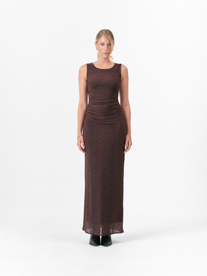 MARTEN DRESS BROWN DEER