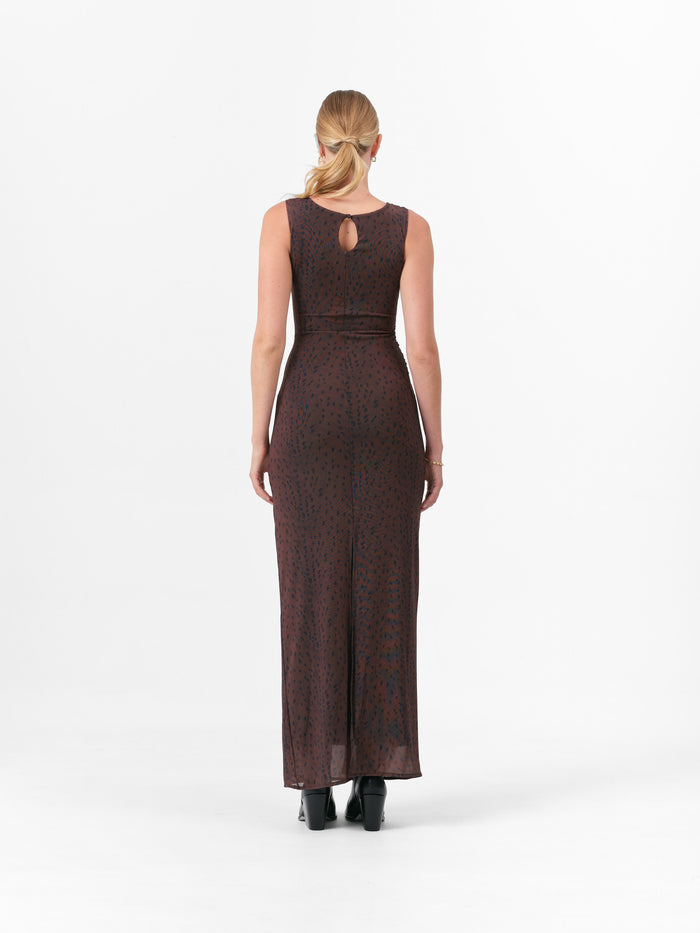 MARTEN DRESS BROWN DEER