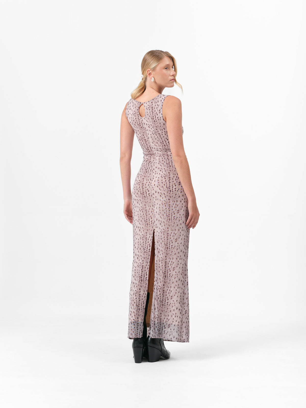 MARTEN DRESS GREY DEER